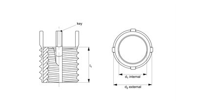 Threaded Insert - Metric - Inch