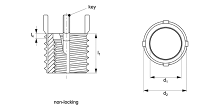 Threaded Insert MS/NAS - Extra H Duty - Inch