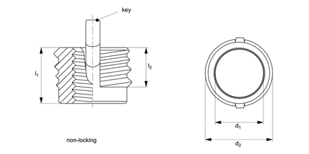 Threaded Insert MS/NAS - Mini - Inch