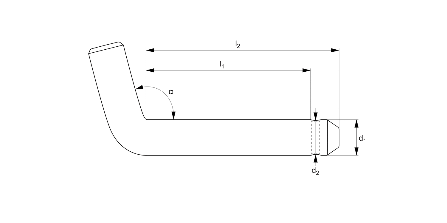 PP1720 Bent Arm Pins