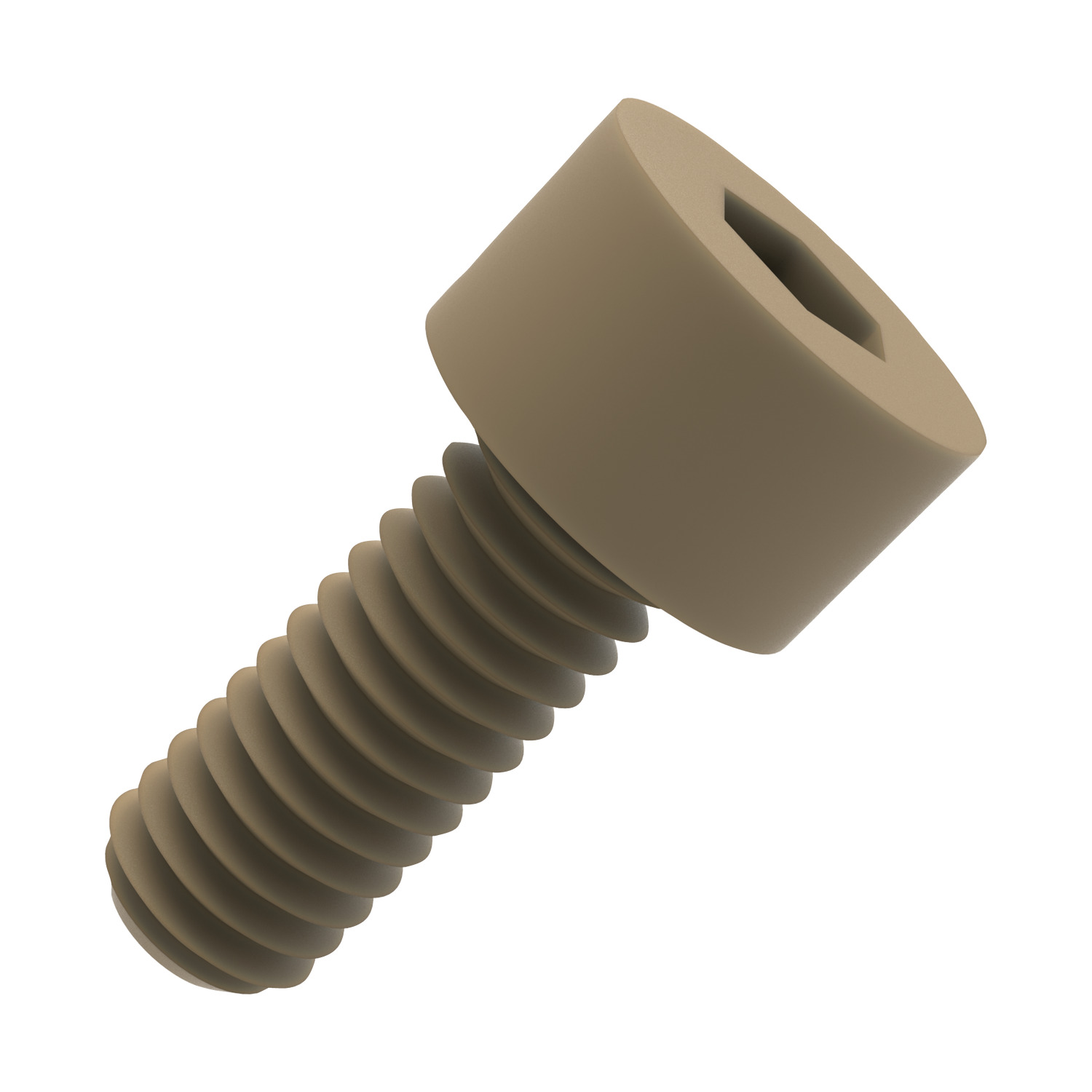 Cap Head Hexagon Socket Natural PEEK is used in the aerospace and petrochemical industries.