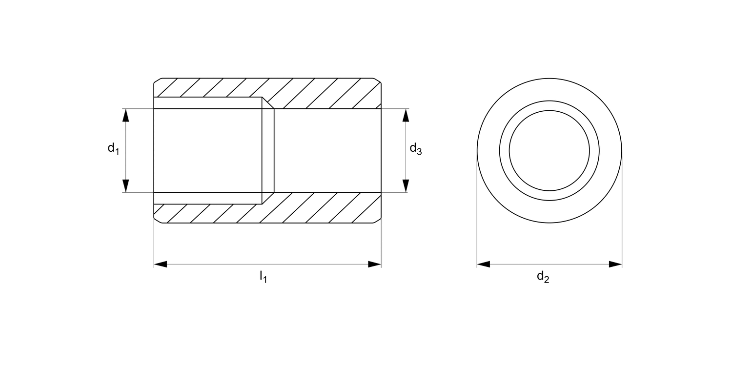 SL2316 Housing for Spring Loaded Pins