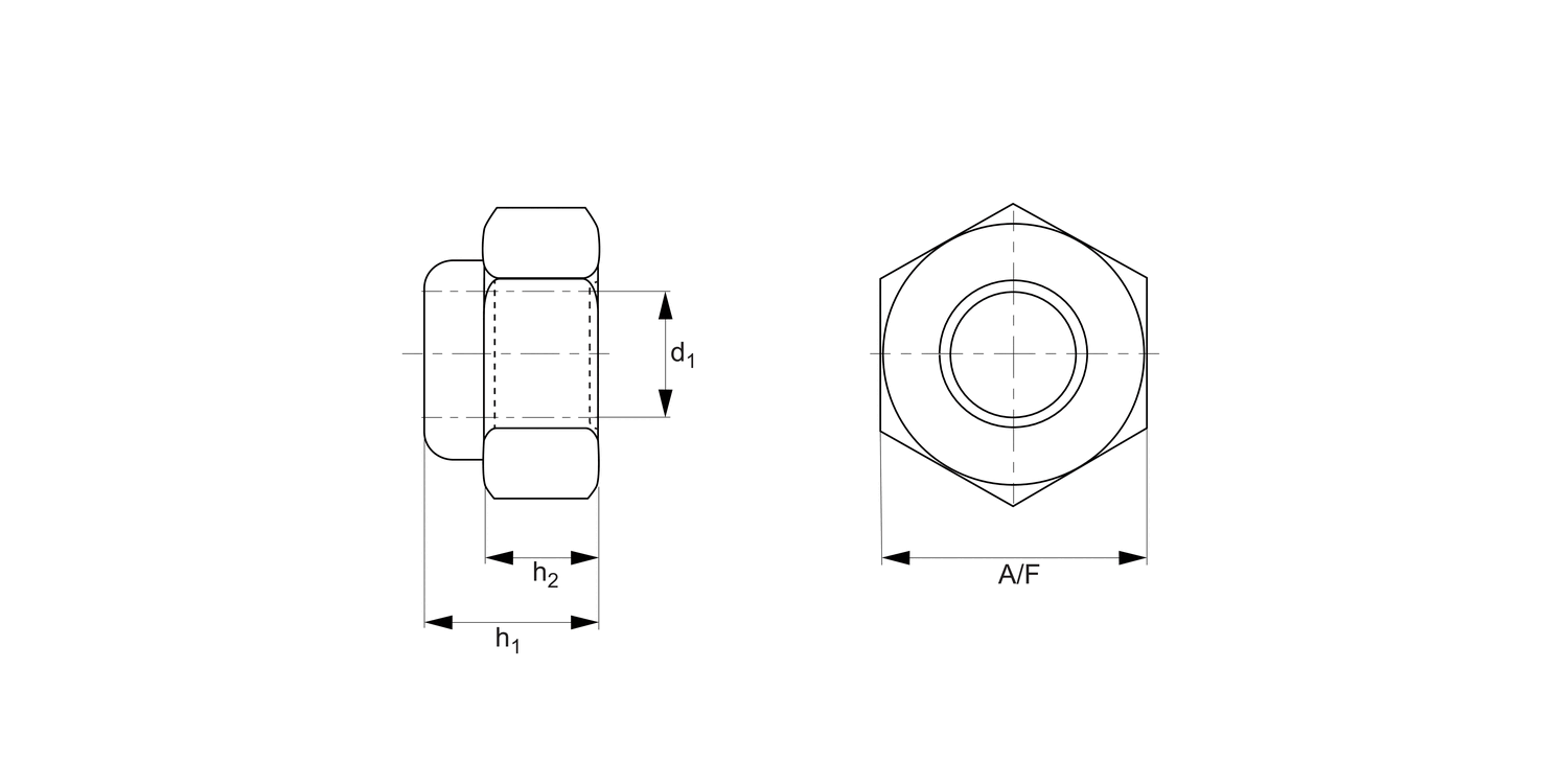 T0536 Nylon Insert Nut