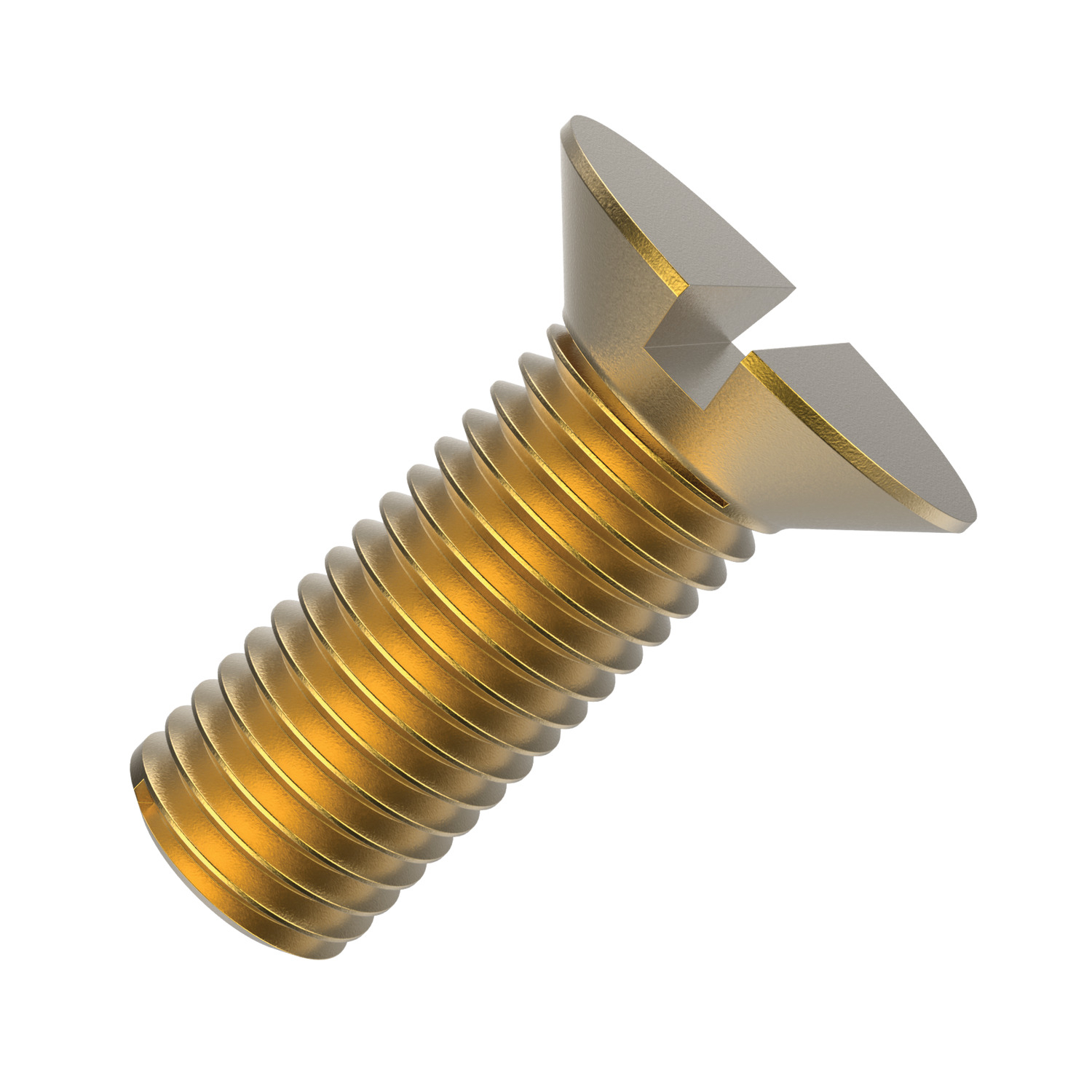 Slotted Flat Head Csk Screws Brass screw.
Countersunk.
To DIN 963.
Sizes from M 2 to M 12.