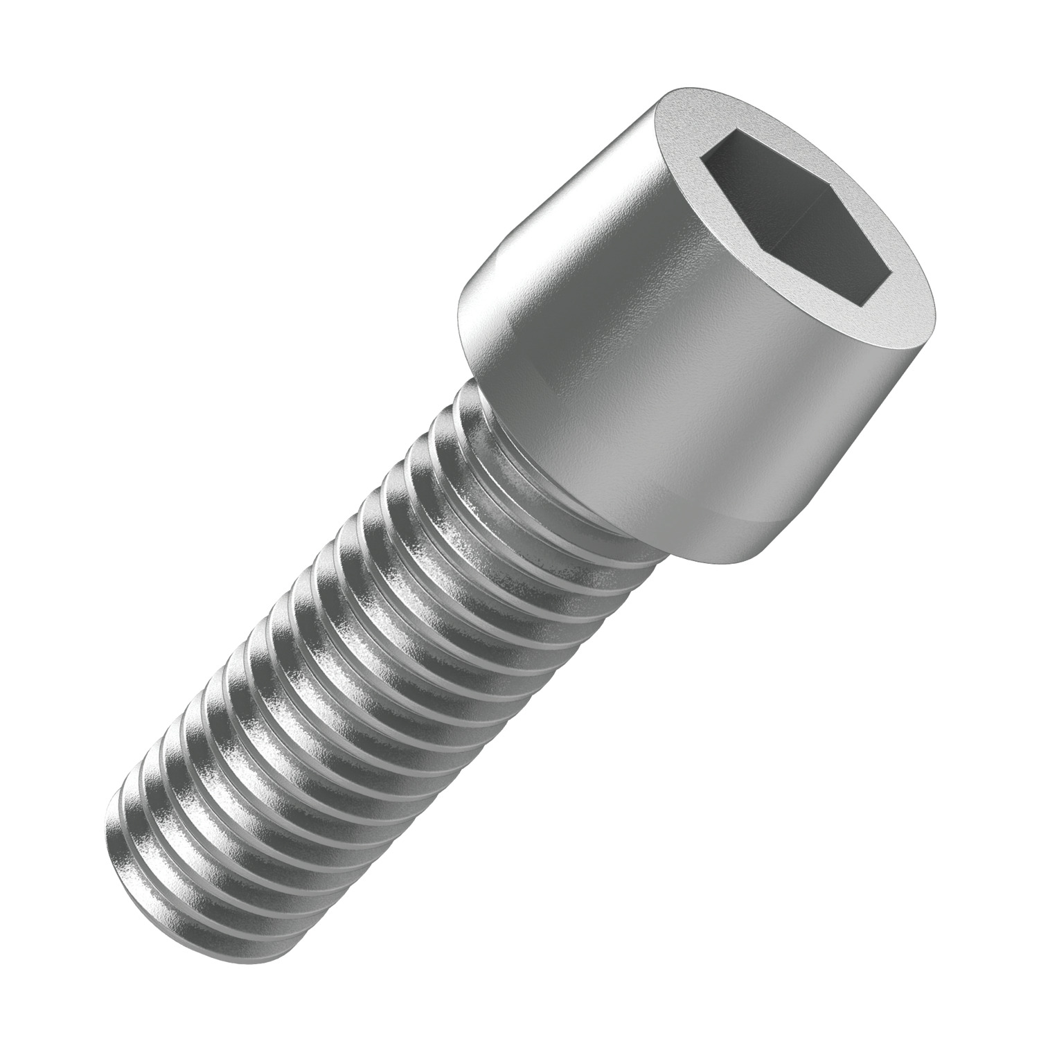 Socket Tapered Cap Screw Grade 5.
M 3 to M 12.
Maximum length 140mm.
Made to DIN 912.